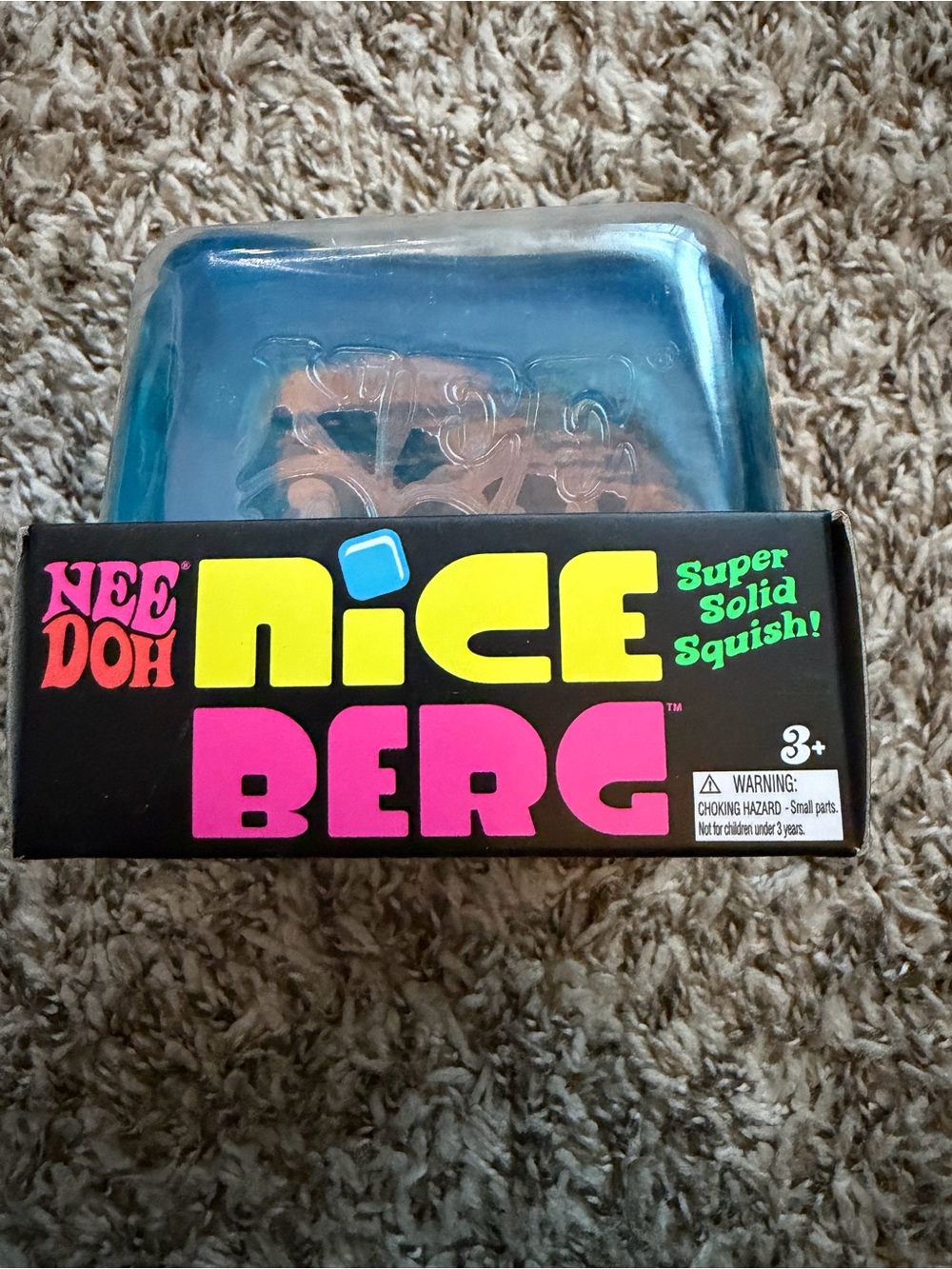 Nee Doh Nice Berg Kids Squishy Toy - Blue